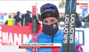 Simon : « Vu les conditions, je m'en sors plutôt bien  » - Biathlon - CM (F)