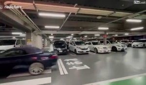 Le séisme de magnitude 6.9 secoue les voitures d'un parking au japon... impressionnant