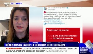 Marlène Schiappa: "Les images avec Pierre Ménès qui embrasse de force une journaliste, je les trouve profondément choquantes"