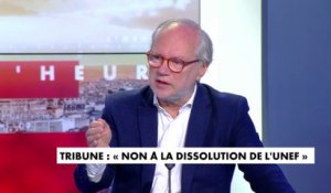 Laurent Joffrin : «Mettre l’UNEF sur le même plan que Hitler ou Mussolini, c’est exagéré»