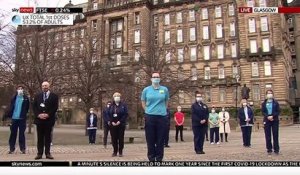 Coronavirus - Le plus endeuillé d'Europe, le Royaume-Uni a observé une minute de silence pour rendre hommage à ses 126.000 morts de la pandémie - VIDEO