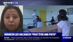 Nageate Belhacem (FCPE): "On ne se prépare pas à une fermeture des écoles"