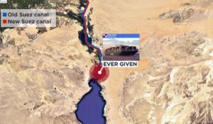 Canal de Suez : les tentatives de renflouage du porte-conteneur difficiles et délicates