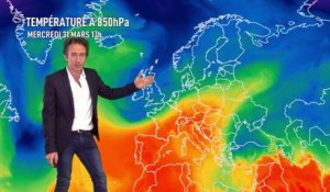 Bulletin météo pour le lundi 29 mars 2021