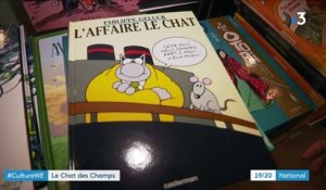 Culture : le Chat de Philippe Geluck exposé sur l'avenue des Champs-Élysées
