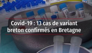 Covid-19 : 13 cas de variant breton confirmés en Bretagne
