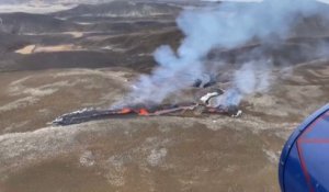 En Islande, l'éruption volcanique s'étend avec une nouvelle faille de lave
