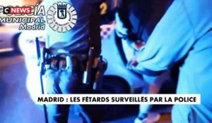 Espagne: A Madrid, les policiers multiplient les contrôles pour faire respecter le couvre-feu aux nombreux touristes étrangers - VIDEO