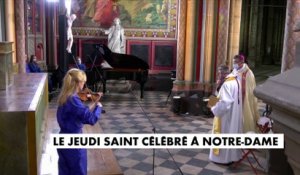 Le Jeudi Saint célébré à Notre-Dame