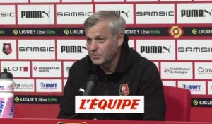 Genesio : « Si l'équipe marche bien, Camavinga aura plus de chances » - Foot - L1 - Rennes