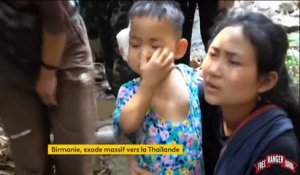 Birmanie : les Karen, ethnie minoritaire, contraints de fuir vers la Thaïlande