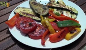 Légumes grillés à la plancha