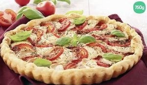 Tarte tomates mozzarella maison