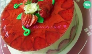 Fraisier léger et frais