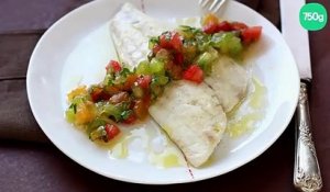 Filets de daurade, sauce vierge