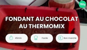Fondant au chocolat au thermomix