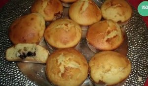 Muffins fourrés au nutella