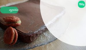 Gâteau au chocolat, nappage nutella