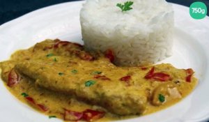 Filets de cabillaud au curry