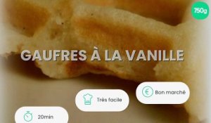 Gaufres à la vanille