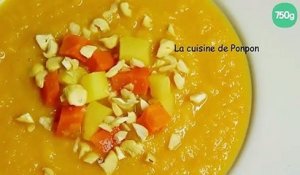 Soupe au panais, carotte et céleri rave