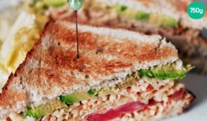 Club sandwich au Râpé de la Mer Coraya