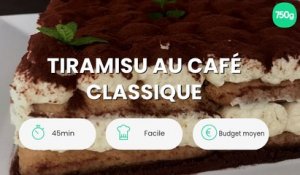 Tiramisu au café classique