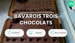 Bavarois trois chocolats
