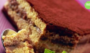 Tiramisu saveur tofou et rhum