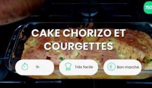 Cake chorizo et courgettes