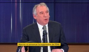 Suppression de l'ENA : "L'État est devenu administration, et l'administration est devenue bureaucratie", juge François Bayrou