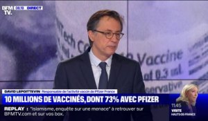 Le responsable de l'activité vaccin de Pfizer France assure que "dès la première injection, on est entre 93 et 96% d'efficacité"