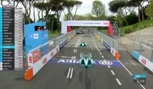 Gros crash de Vandoorne à Rome, le E-Prix neutralisé jusqu'à l'arrivée