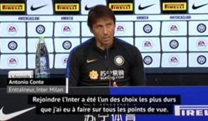 30e j. - Conte : "Venir à l'Inter a été la décision la plus stimulante que je pouvais prendre pour ma carrière"
