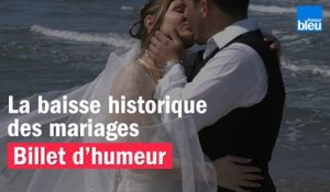 La baisse historique des mariages - Le billet de Willy Rovelli