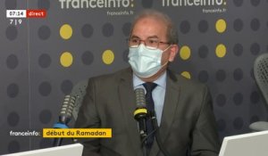 "J'encourage tous les musulmans de France à aller se faire vacciner, le vaccin n'a rien à voir avec la rupture du jeûne", dit Mohammed Moussaoui, président du Conseil français du culte musulman