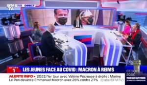 Story 1 : Emmanuel Macron en déplacement à Reims - 14/04