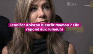 Jennifer Aniston bientôt maman ? Elle répond aux rumeurs