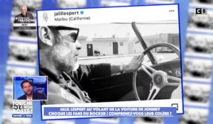 Jalil Lespert au volant de la voiture de Johnny Hallyday choque les fans du rockeur !