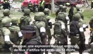 Mexique: explosion dans un entrepôt de feux d'artifice, 12 morts