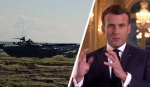 Tensions à la frontière ukrainienne : Macron prêt à sanctionner la Russie en cas de «comportement inacceptable»