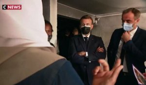 Emmanuel Macron en visite dans un quartier sensible : une habitante lui explique que son fils doute de l'existence du prénom « Pierre »