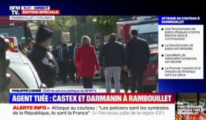 Policière tuée au couteau: Valérie Pécresse est arrivée à Rambouillet