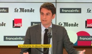 Gabriel Attal : "On a une littérature scientifique et des autorités sanitaires indépendantes qui garantissent que pour les plus de 55 ans, le vaccin AstraZeneca est sûr et efficace"