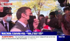 Emmanuel Macron: "On va sans doute fixer un seuil de taux d'incidence" pour les réouvertures