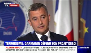 Gérald Darmanin sur le terrorisme: "Ce serait mentir de considérer que si on fermait hermétiquement nos frontières, nous serions protégés"