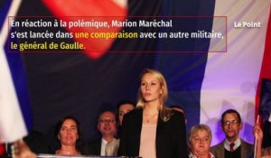 Tribune de militaires : Marion Maréchal convoque de Gaulle