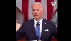 Joe Biden devant le Congrès américain: "Il est temps de faire croître l'économie du bas vers le haut"