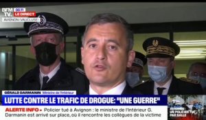 Gérald Darmanin à propos du policier tué à Avignon: "Nous pleurons ce policier, mais sa mort n'est pas vaine"