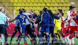 Ligue 1 : Les sanctions sont tombées après la bagarre entre Monaco et l’OL